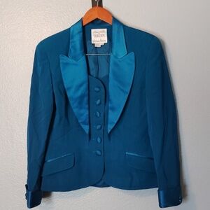 Vintage Rickie Freeman For Terijon Neiman Marcus Blazer Jacket Size 10